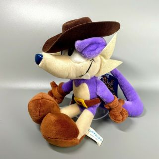 Rare 1996 Sonic The Fighters Fang The Sniper Plush Doll Sega Sonic The Hedgehog