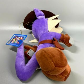Rare 1996 Sonic The Fighters Fang the Sniper Plush doll SEGA Sonic the Hedgehog 5