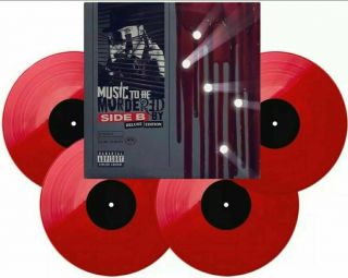 Eminem Music To Be Murdered By Side B Deluxe Red Vinyl Record 4lp Alternate