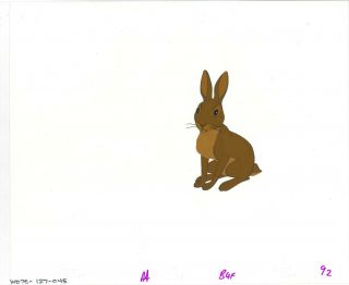 Watership Down 1978 Production Animation Cel With Lje Seal And 27 - 45