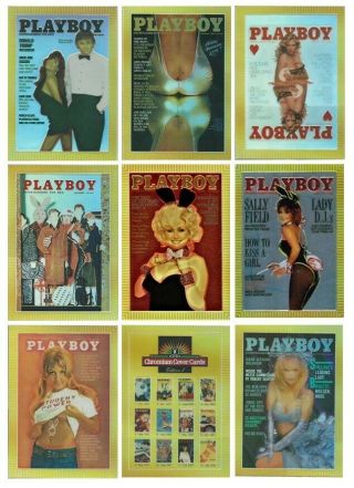Playboy Chromium Cover Cards Edition 1 Trading Cards Set Of 100
