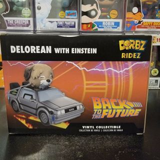 Funko Dorbz Ridez Back to the Future Delorean with Einstein 007 Collectible 3