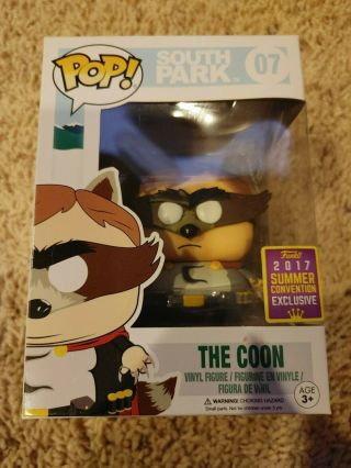 Funko Pop South Park: The Coon 07 Sdcc 2017