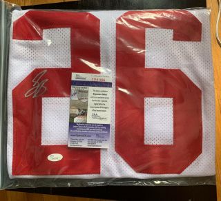 Saquon Barkley Signed York Giants Jersey Jsa Certified (white / Red)