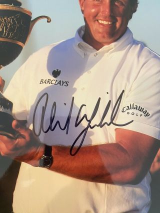PHIL MICKELSON autographed/signed 8x10 Photo PSA/DNA HOF/Legend 2