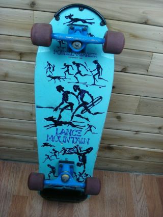 Vintage 1980’s Powell Peralta Lance Mountain Future Primitive Skateboard Sims