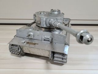 1/10 Full Metal Rc German Tank Tiger 1 Vintage Model