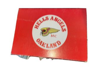 Rare Vintage Hells Angels Motorcycle Club Greeting Card Oakland Ca