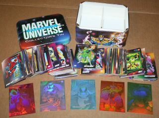 1992 MARVEL UNIVERSE Series 3 (III) COLLECTOR ' S TIN Trading Card Set,  HOLOGRAMS 2