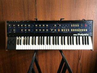 Korg Polysix Ps - 6 Vintage Analog Synthesizer Professional Overhauled W/ Case