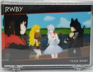 2016 Rooster Teeth Rwby Trading Cards Complete 72 Card Base Set,  Wrapper
