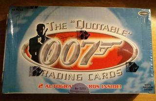 The Quotable James Bond 007 - Trading Card Hobby Box - North America 2004