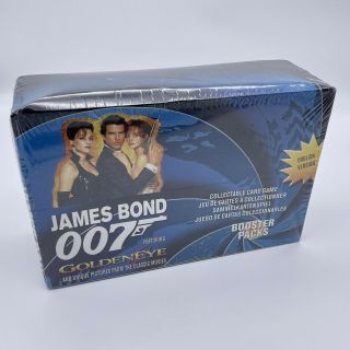 Un - Opened Box James Bond Trading Cards 007 Golden Eye Booster Packs
