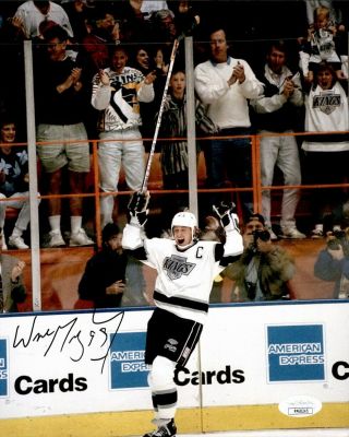 Wayne Gretzky Los Angeles Kings Hof Signed/autographed 8x10 Photo Jsa 160835