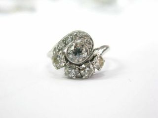 Fine Stunning Vintage Old European Diamond Ring 1.  50ct