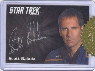 Star Trek Enterprise Archives Series 1 Scott Bakula Silver Series Autograph Card
