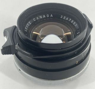 Leica Leitz Canada Summilux 35mm F/1.  4 Lens for Leica M RARE Vintage 4