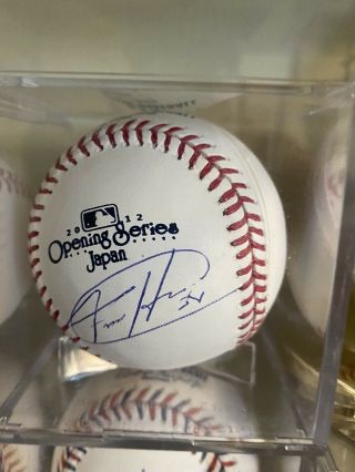 Felix Hernandez Signed Official Major League Baseball 2012 Japan Opening Series