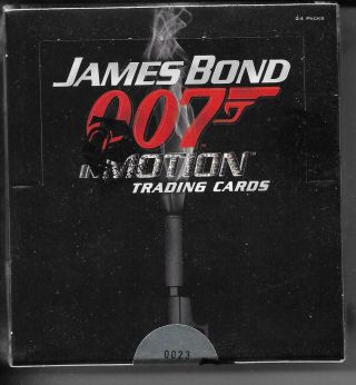 James Bond 007 In Motion Factory Box 2008 Rittenhouse Archives
