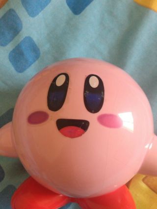 VERY RARE Kirby 64 KIRBY Piggy Coin Bank Figure Toy Nintendo 2000 FRAGILE Small 3