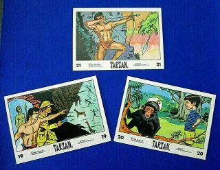 Tarzan 1966 Anglo /banner Complete 66 Card Set In Plastic Case Nr.  Mt - Mt