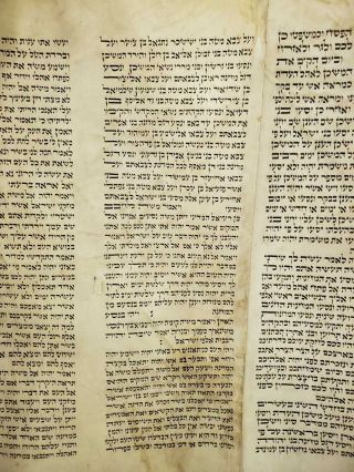 Torah Ashcenazi vintage Sefer Torah Jewish Judaica teach display gift full size 4