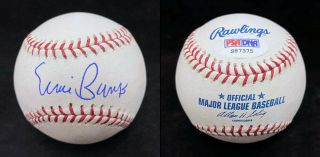 Ernie Banks Mr Cub Signed Romlb Baseball Hof Chicago Cubs Psa/dna Autographed