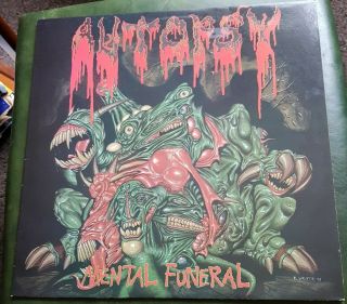 Autopsy - Mental Funeral - Vinyl Lp Record Rare Death Metal First Press 1991 In Vg,