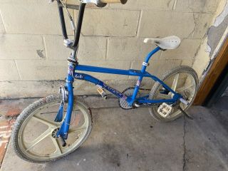 1987 Gt Performer Freestyle Bmx Bike Vintage Blue