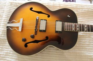 Real Vintage 1930 - 40s Gibson L7 Archtop Jazz Electric Guitar W/humbuckers L5 175