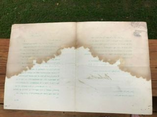 Vintage Autograph President Woodrow Wilson Signature World War I Signed Letter 4