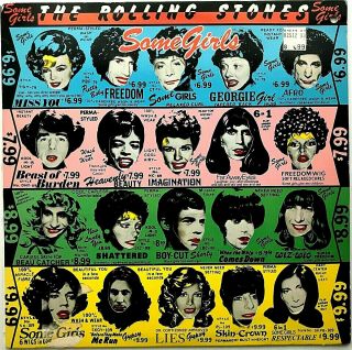 Rolling Stones " Some Girls " Lp 1978 Uncensored Version [monarch Press] Vg,