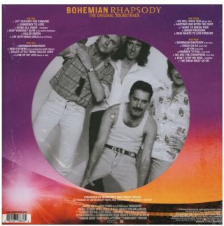 Queen Freddie Mercury Bohemian Rhapsody 2 LP Set,  180 g 2 Picture Discs 2