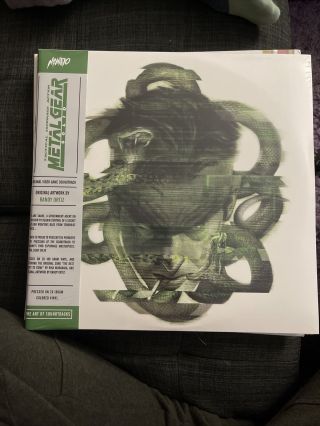 Metal Gear Solid Video Game Soundtrack Green Smoke By Mondo Very Rare