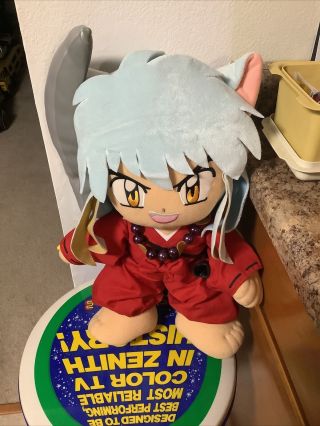 2002 Rare Large 17” Inuyasha Stuffed Plush Anime Toy