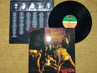 Skid Row Slave To The Grind 1991 Uk 1st Press Vinyl Lp Metal Rock