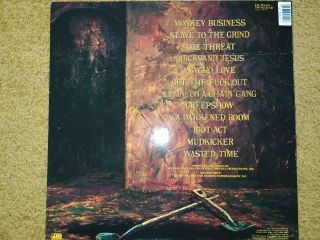 SKID ROW SLAVE TO THE GRIND 1991 UK 1st PRESS VINYL LP METAL ROCK 3