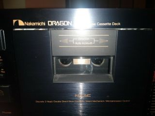 Vintage Nakamichi Dragon Auto Reverse Cassette Deck 4
