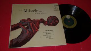 Nathan Milstein Violin Balsam Vitali Chaconne Prokofiev Sonata Capitol P - 8315 Nm