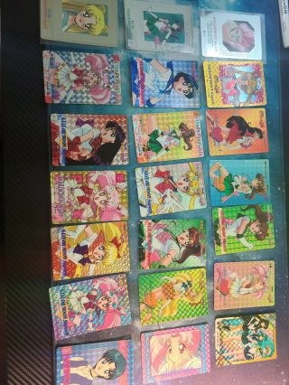 Bandai Sailor Moon S Trading Card - Set Of 21 Cards 1995 Rare