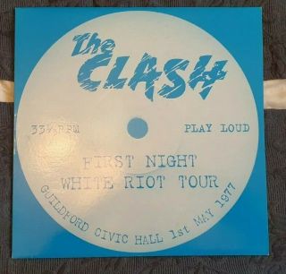 The Clash First Night White Riot Tour Rare Live Vinyl