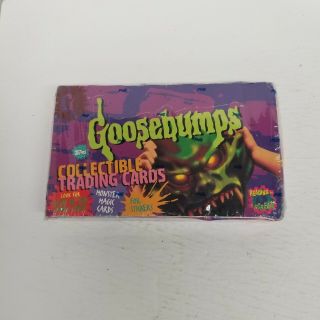 1996 Topps Goosebumps Trading Cards Box,  36 Packs