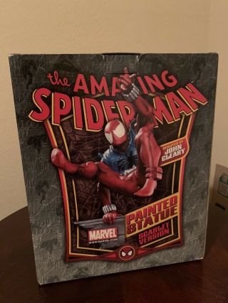 Scarlet Spider - Man Statue Bowen Designs No.  34 Of 1200 Sculpted By John Cleary