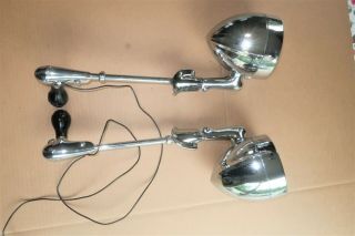 2 Vintage Unity Model Ch Gm Accessory Spotlight Late 1950s Mid 1960s Both Work