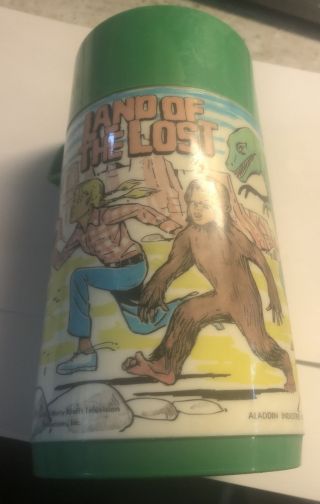 Vintage Land Of The Lost 1975 Thermos Sid & Marty Kroft
