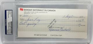 Maurice Richard ⭐ Encased Signed Auto Psa/dna Canada Hof Montreal Canadiens Rare