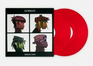 Gorillaz Demon Days - Red Lp - Vinyl Me Please - Vmp Exclusive