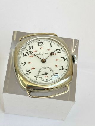Vintage All LONGINES Military WWI Trench Swiss Watch cal.  13.  34 2 2