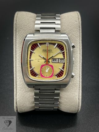 Exceptional Vintage Seiko Monaco 7016 - 5011 Men 