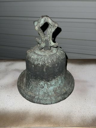 Antique Mexican Spanish Colonial Mission Church Bronze Bell Mexico 1811 Rare